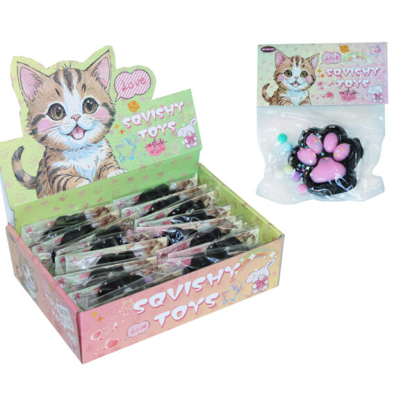 SQUISHY PAW 6x7CM 4SO