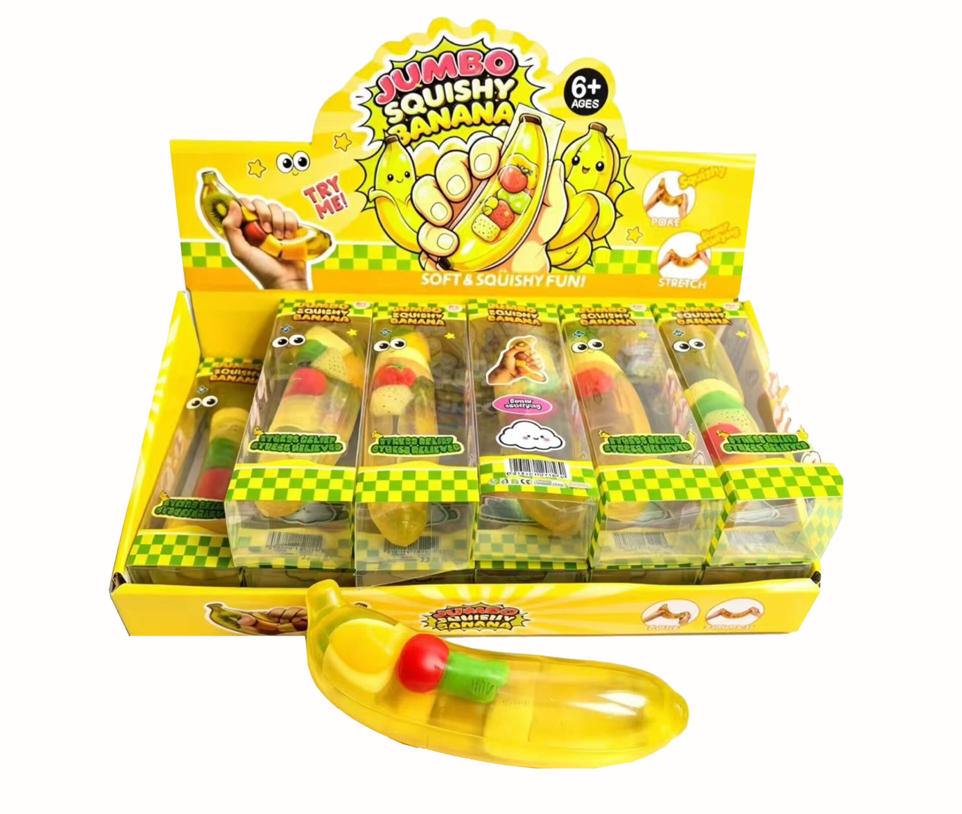 16915 SQUEEZE BANAN 16x4.5CM - Bild 1
