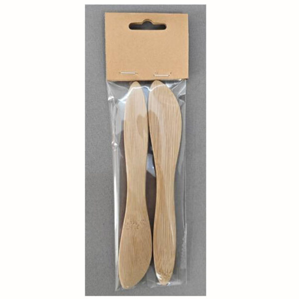 SMÖRKNIV BAMBU 18CM 2-PACK